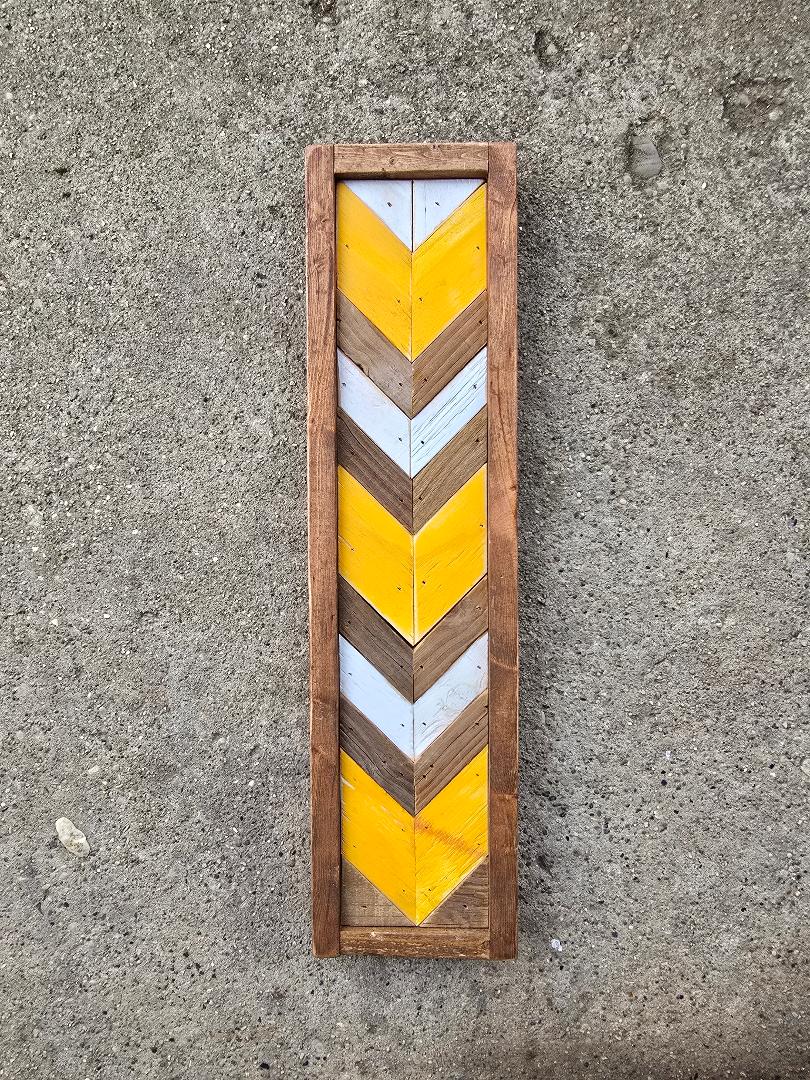 Narrow Chevron Yellow